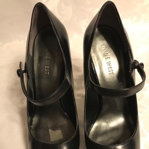 Nine West black Mary Jane platforms 6.5 - Picture 5 of 7